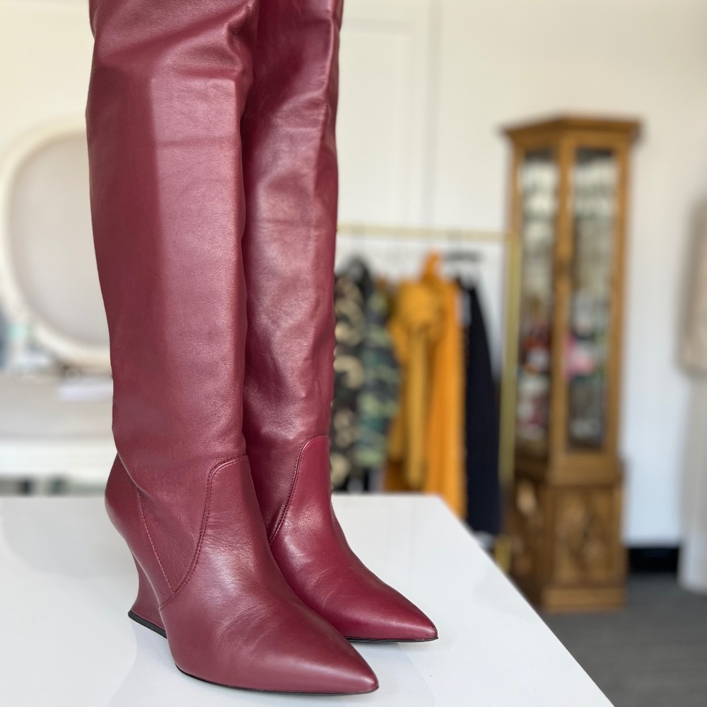 Burgundy Boots